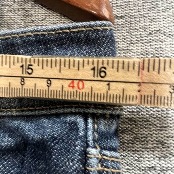 Seven7 Jeans Women 32 Blue Cropped Medium Wash Mid Rise Denim Cotton Casual - Picture 7 of 16